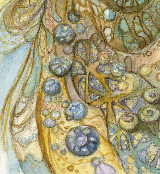 Communion with Nature, closeup on patterns and detailing.